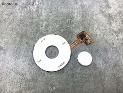 white color repair replacement click wheel silver central button key for iPod 6th 7th gen classic 80gb 120gb 160gb