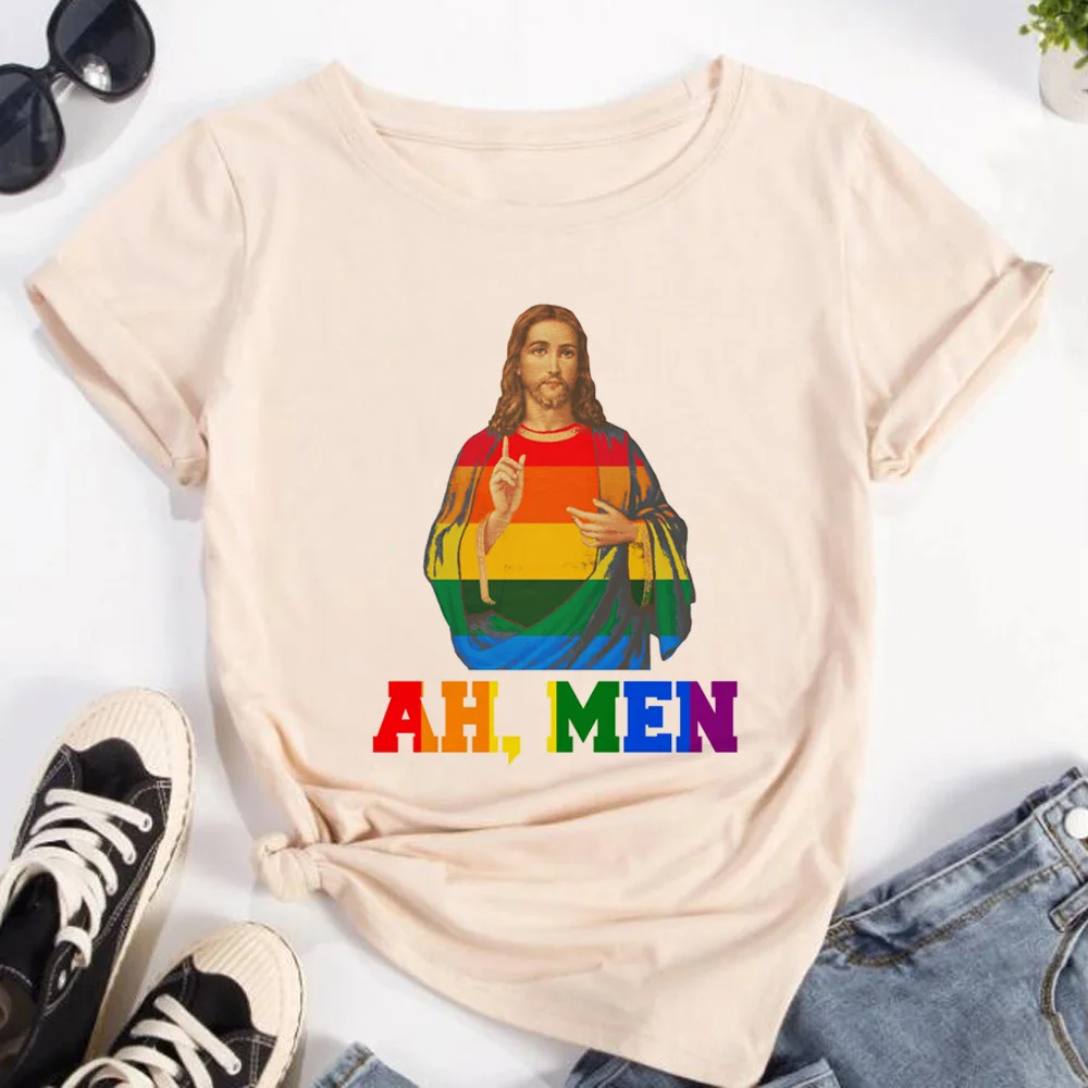 Pride Lgbt Lgbtq t shirt female Y2k Classic women Psychedelic harajuku  top tees Graphic Comfortable Breathable Y2k Retro
