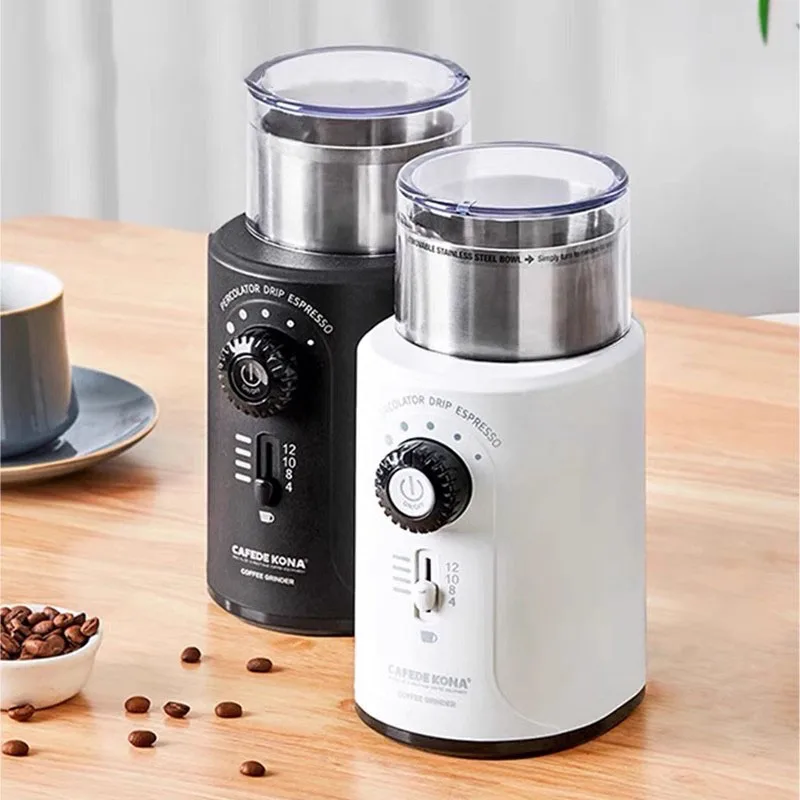 Small Electric Coffee Grinder 220V Coffee Bean Grinder Home Use Coffee Powder Grinder