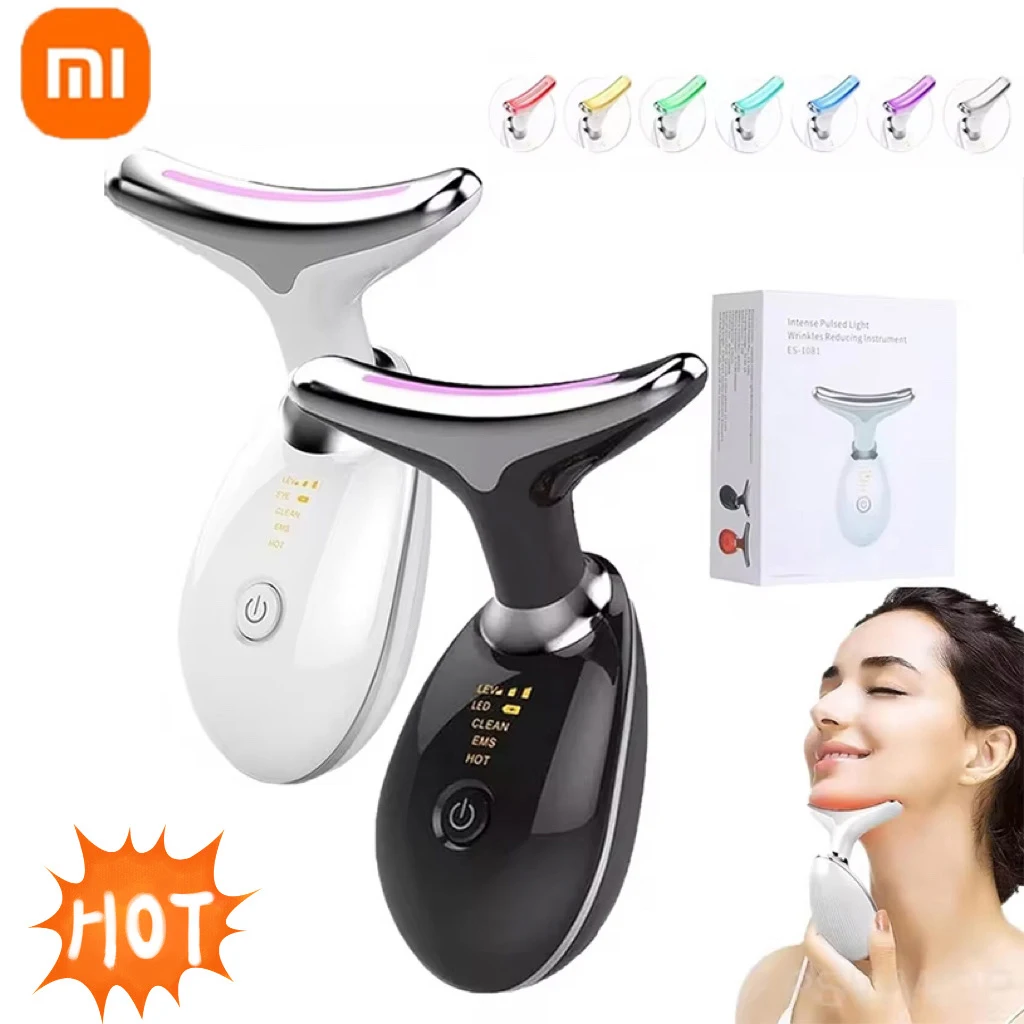 Xiaomi-Dispositivo de Beleza Facial, Pescoço, Anti Rugas, Levantamento, Apertamento, Massageador, Ferramenta de Pele Facial