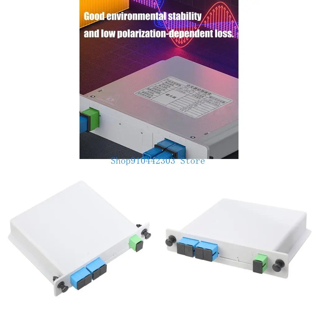 L4MD Advanced 1x4 UPC Fiber Optics Splitter Easy to Use for smooth connection