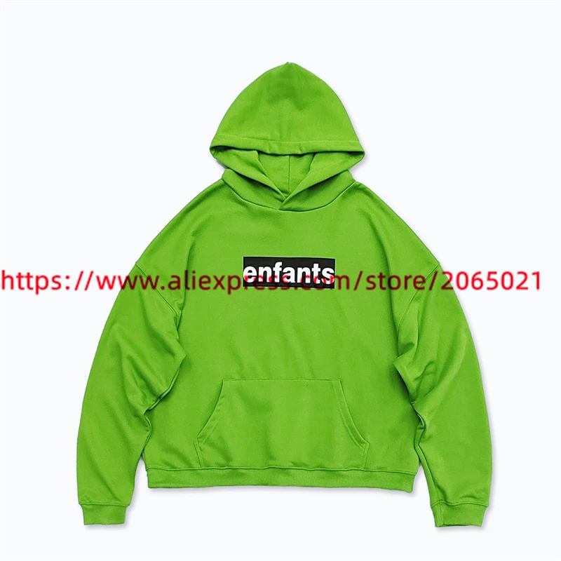 Green Enfants Riches Deprimes Hoodie Men Women 2024fw ERD Oversized Oversized Pullover