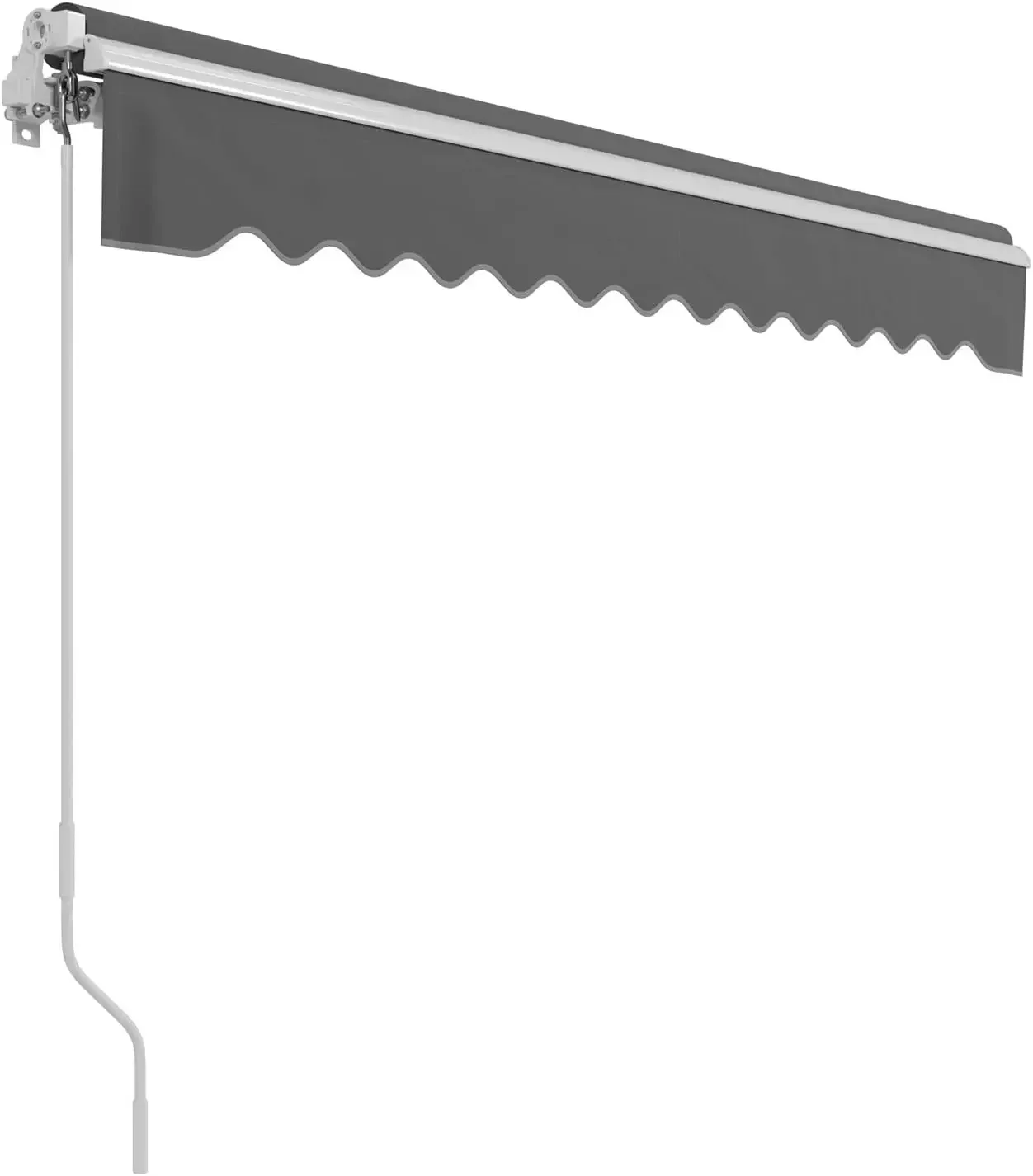 

Motorized Patio Retractable Awning Articulated arm awning, UV50+ Sun Shade Window Door Balcony Sunshade Shelter Ployester