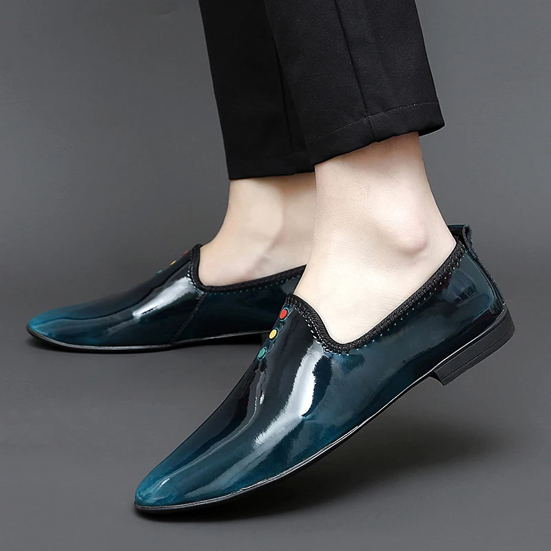 

Italian Mens Shoes Outdoor Casual Luxury Brand Men Loafers Genuine Leather Moccasins Flats Men Breathable Slip on Boat Shoes