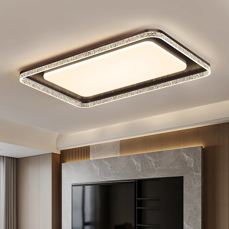 Light Luxury Led Bedroom Ceiling Light Simple Ice Crack Living Room Dining Room Ceiling Lamp Modern Home Interior Lighting Lamps