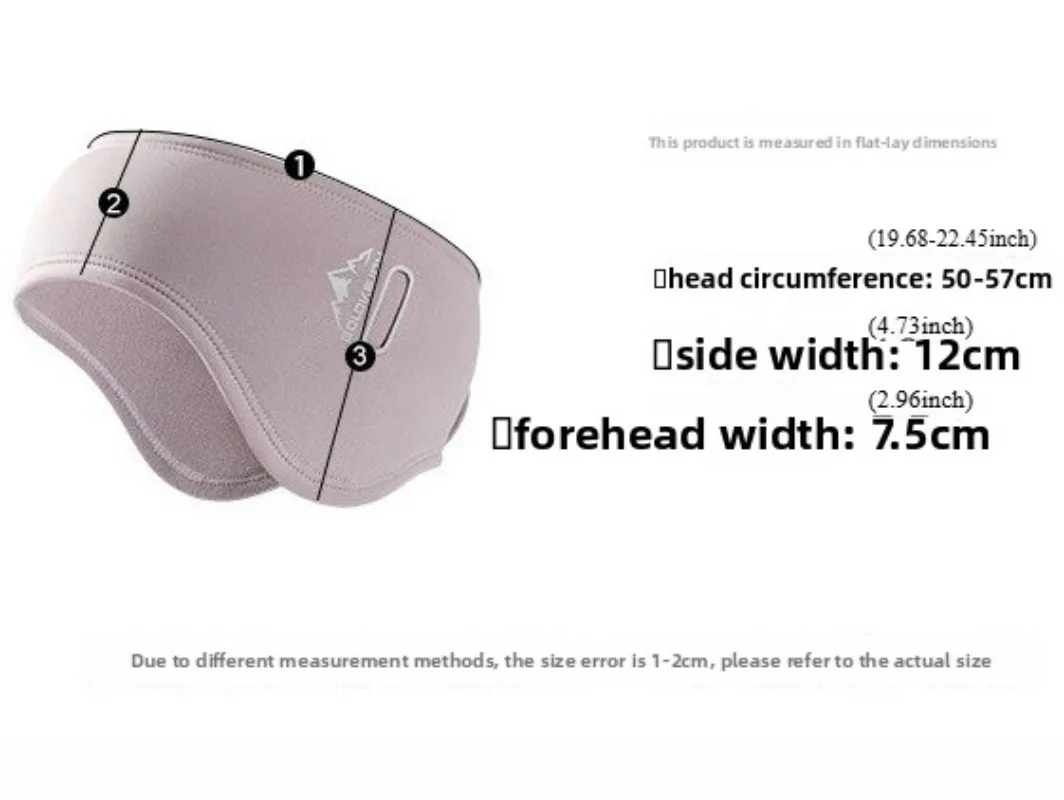 Ears Outdoor Sports Glasses Holes Earmuffs Headbands Dual-purpose Men's and Women's Velvet Warm Windproof and Cold Protection