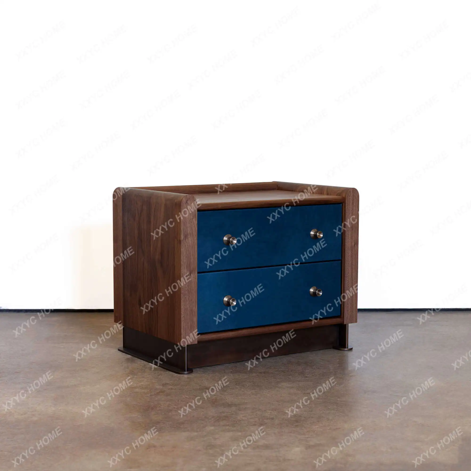 

Simple solid wood bedside table Household storage cabinet Restaurant locker
