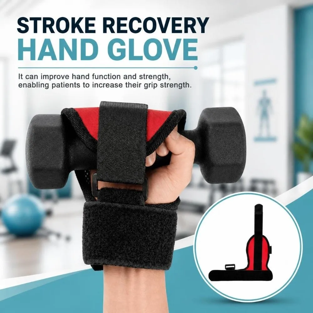 Adjustable Hand Support Glove Flexible Breathable Finger Securing Glove Wear-resistant Lightweight Hand Fixing Strap Daily Use