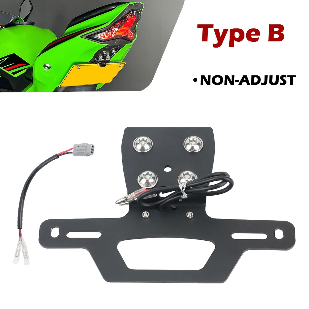 2026 Motorcycle License Plate Holder For KAWASAKI NINJA ZX4R ZX4RR