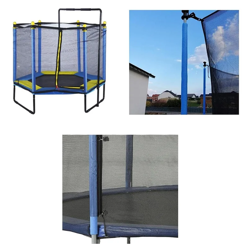 

NALFI-12PCS 35.4Inch Trampoline Pole Covers, Protective Trampoline Pole Sleeves For Protection Trampoline Accessories
