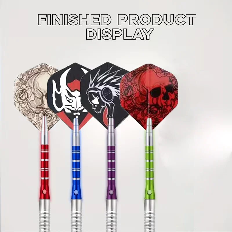 40/80PCS Standard Dart Flights PET Laser Dart Wings, Durable Replacement Tail Feather for Dartboard Accessories