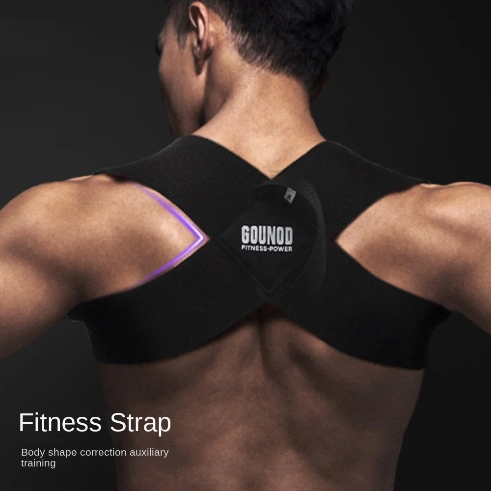 

Adjustable Fitness Heavy Shoulder Strap Invisibility Straight Back Shoulder Training Belt Open Shoulder Anti-camel