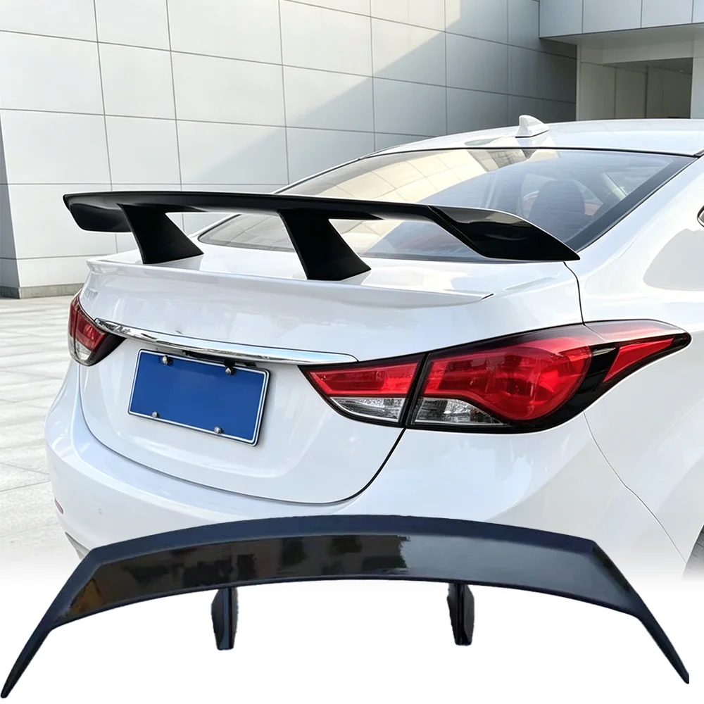 For Langdong Elantra Sonata sedan, universal 100% genuine carbon brazing rear spoiler modification kit for rear trunk spoiler