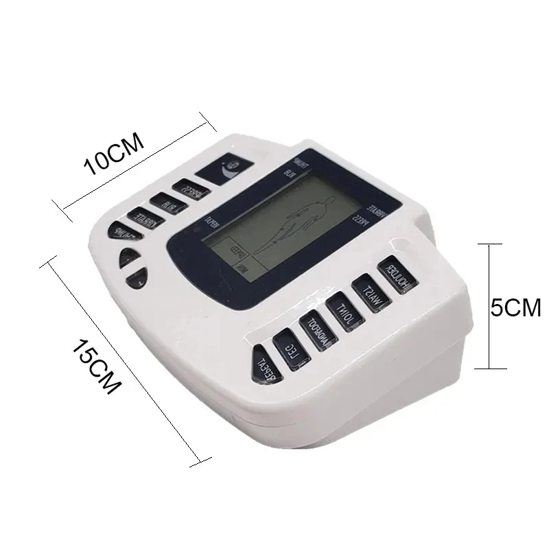 Masajeador eléctrico de acupuntura para todo el cuerpo, terapia de fisioterapia meridiana, relajación muscular, 16 almohadillas