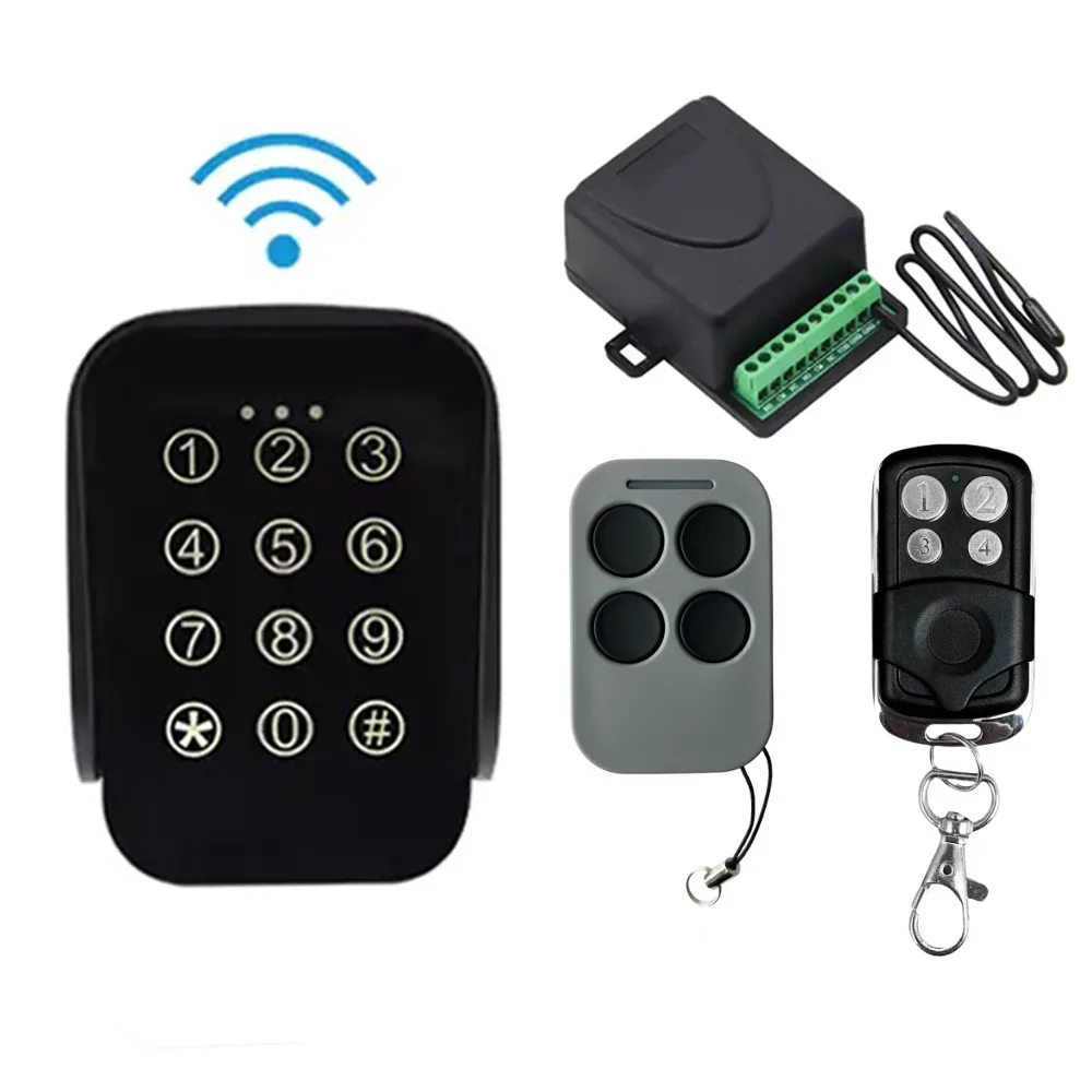 

Touch Panel Wireless Keypad Two Channels Waterproof Keyboard For Swing Gate Opener / 500KG PKM Sliding Gate Opener