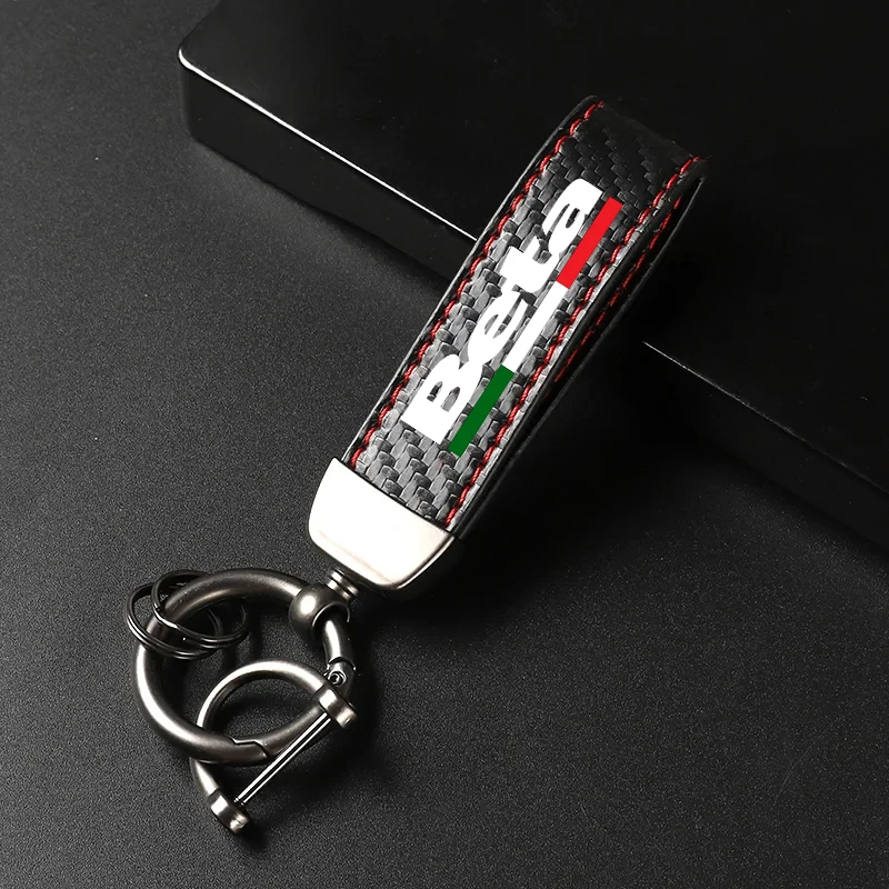 1 SZTUK dla Beta Evo 250 Beta Racing Junior Senior RR Enduro 2025 LOGO Akcesoria Wysokiej jakości brelok motocyklowy z włókna węglowego