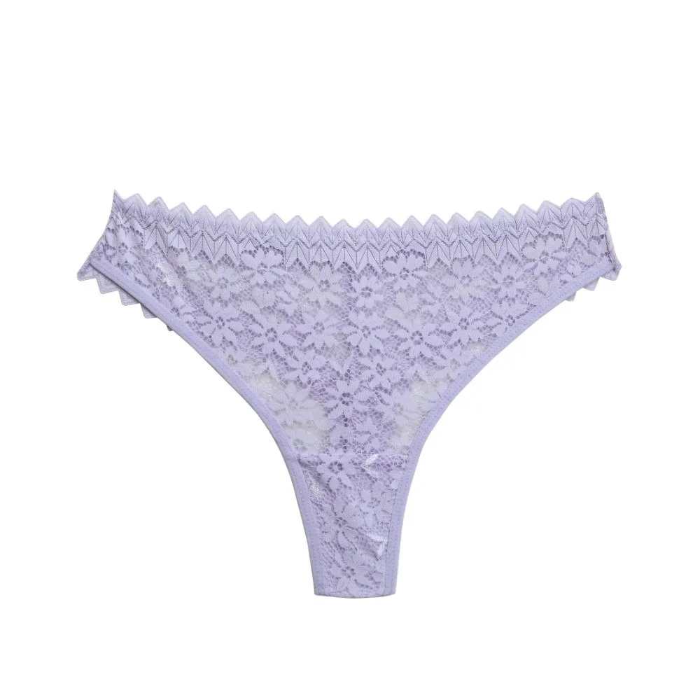 Cotton Crotch Floral Embroidery Briefs Traceless Low Waist Lace Panty Shorts Seamless Breathable Women Pants Daily Wear