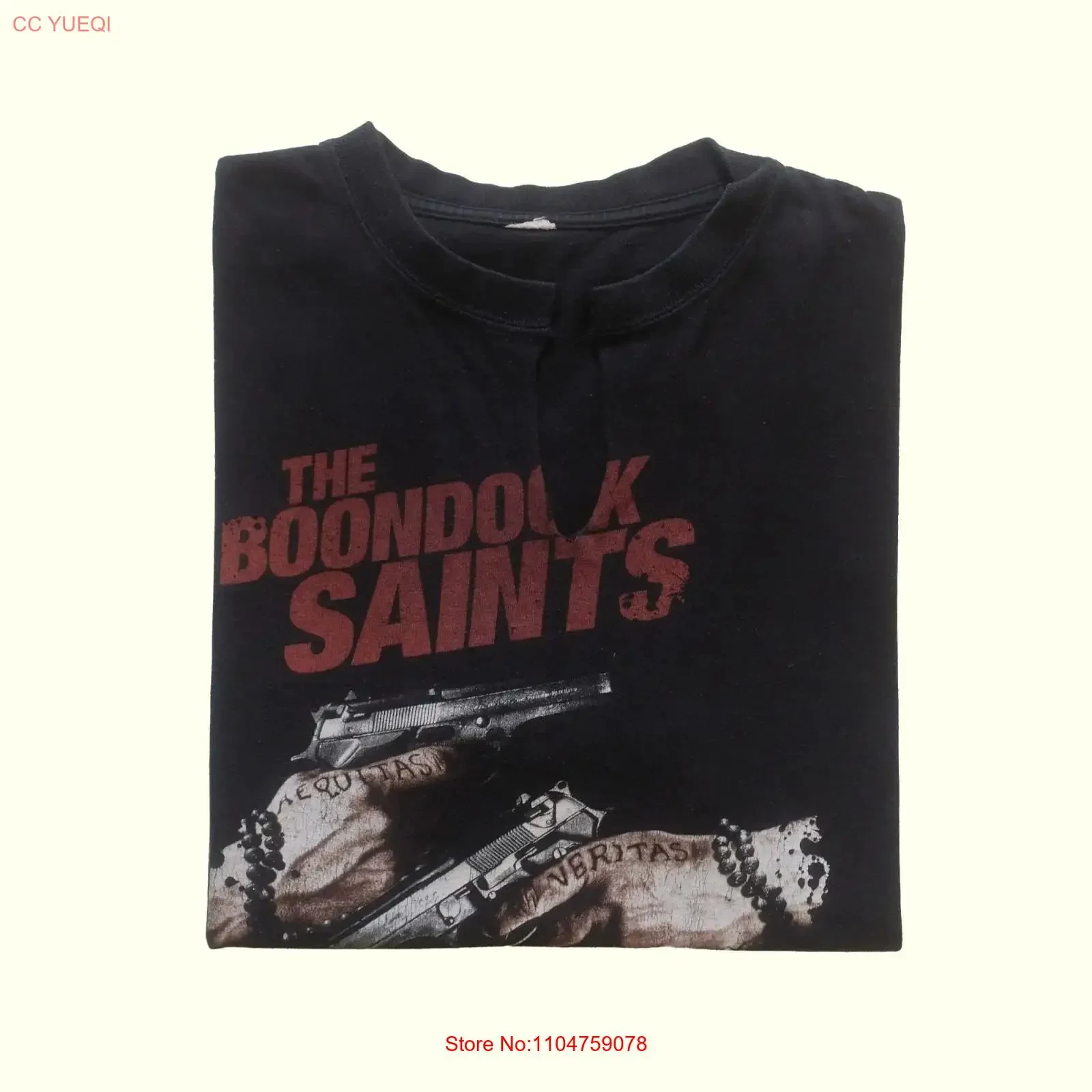 THE BOONDOCK SAINTS VTG Y2K RETRO MOVIE FILM PROMO GRAPHIC ANVIL T SHIRT SZ XL vintage Washed Stretched Breathable Soft homme