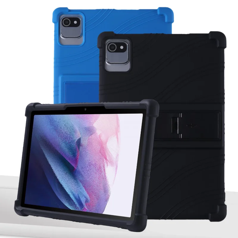 for HAPPYBE/Relndoo T618/ZONKO D115/MEIZE D115/Freeski OLEXEX Bestski/CZZ/ZZB 10 inch Tablet Soft Silicon Stand Protective Shell