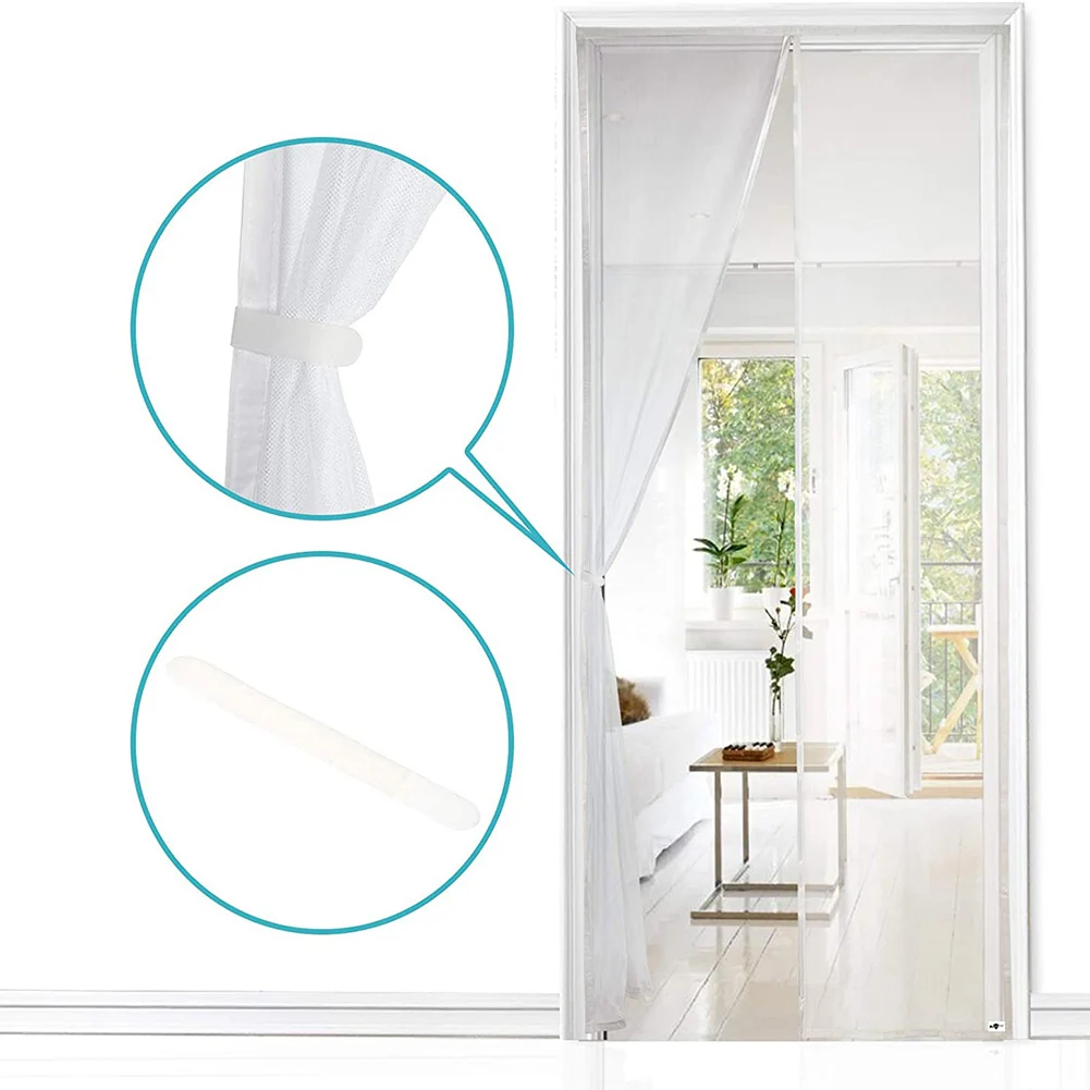 ستارة باب شاشة مغناطيسية ، شبكة مضادة للبعوض ، شبكة شاشة الحشرات الطائرة ، إغلاق أوتوماتيكي ، 5 أحجام ، تركيب سهل ، جديد ، #4