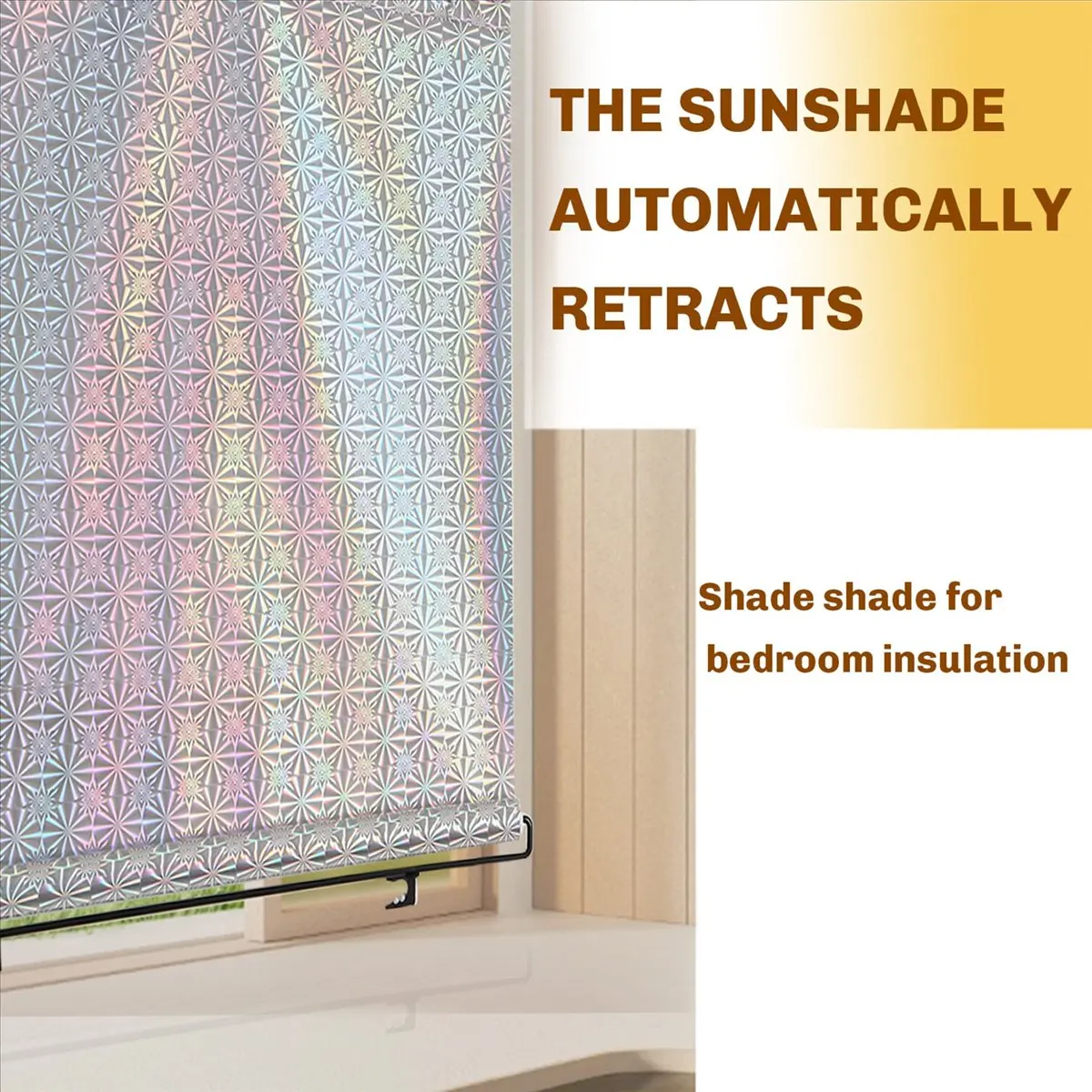 AA77 NEW Sunshade Roller Blackout Suction Cup Blinds Curtains for Living Kitchen Car Window Free-Perforated Curtain B