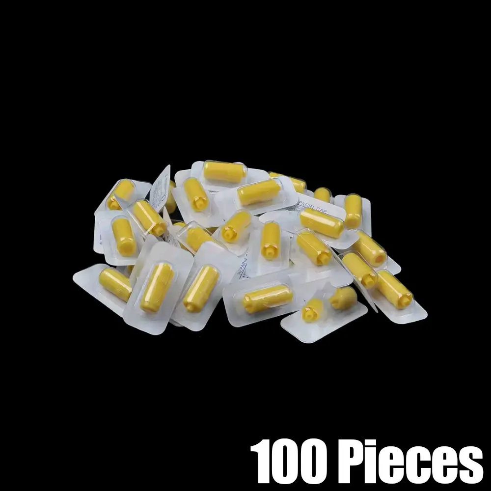 

100 шт., кепка Heparin IV, одноразовые канюли, шапки Heparin для собак, кошек, домашних животных, ветеринарные принадлежности