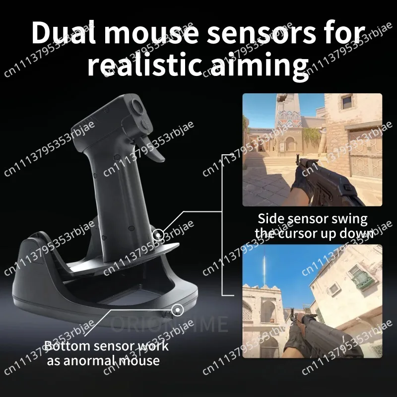 L25A Gun Shape FPS Game Mouse Pistol Grip Wired PC Gamer Custom Gaming Mice