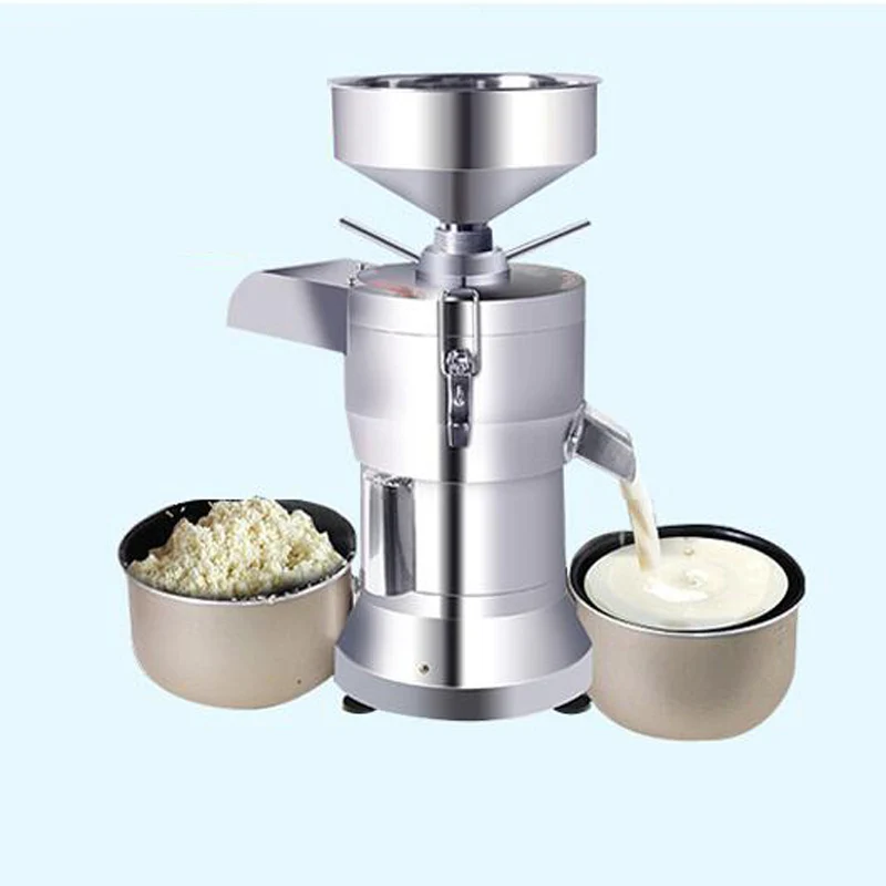High Power Automatic Soybean Grinder  Commercial Fresh Ground Pulp Beater Slurry Residue Separation For Breakfast Store Tofu Mak