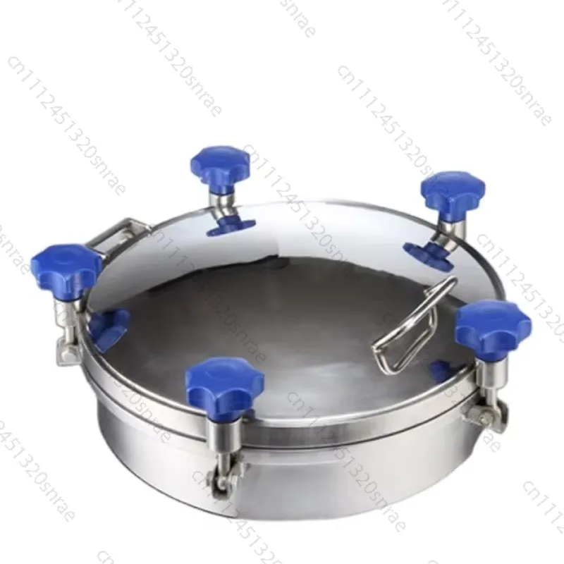 Sanitary Mirror Polished 304 Stainless Steel 1-3 Bar Pressure Manhole Cover Outward Hardware Beer Brewing Carton