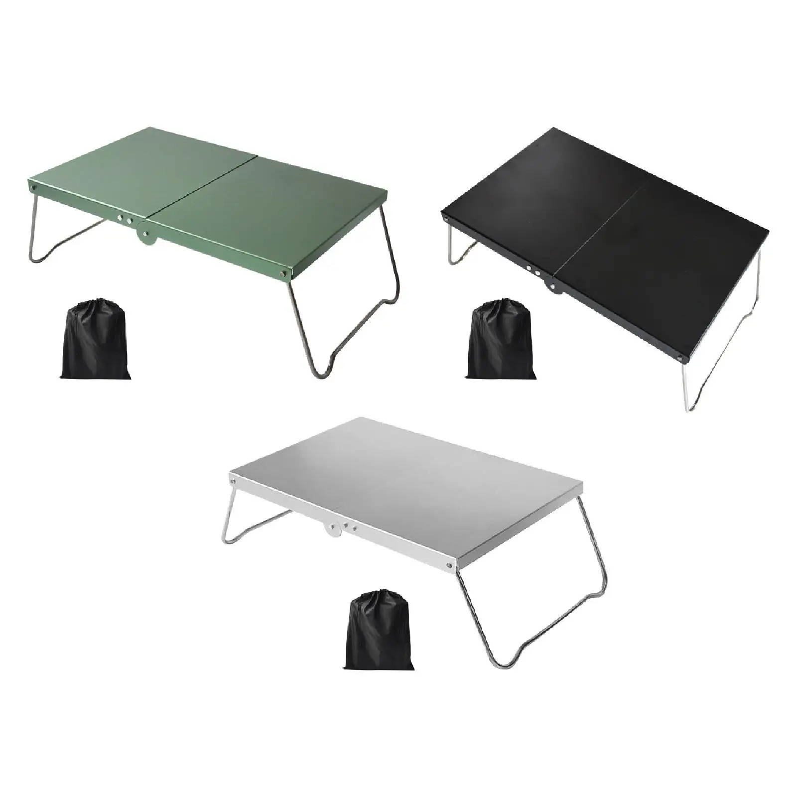 

Mini Camping Table Folding with Carrying Bag for Backpacking Picnics Garden