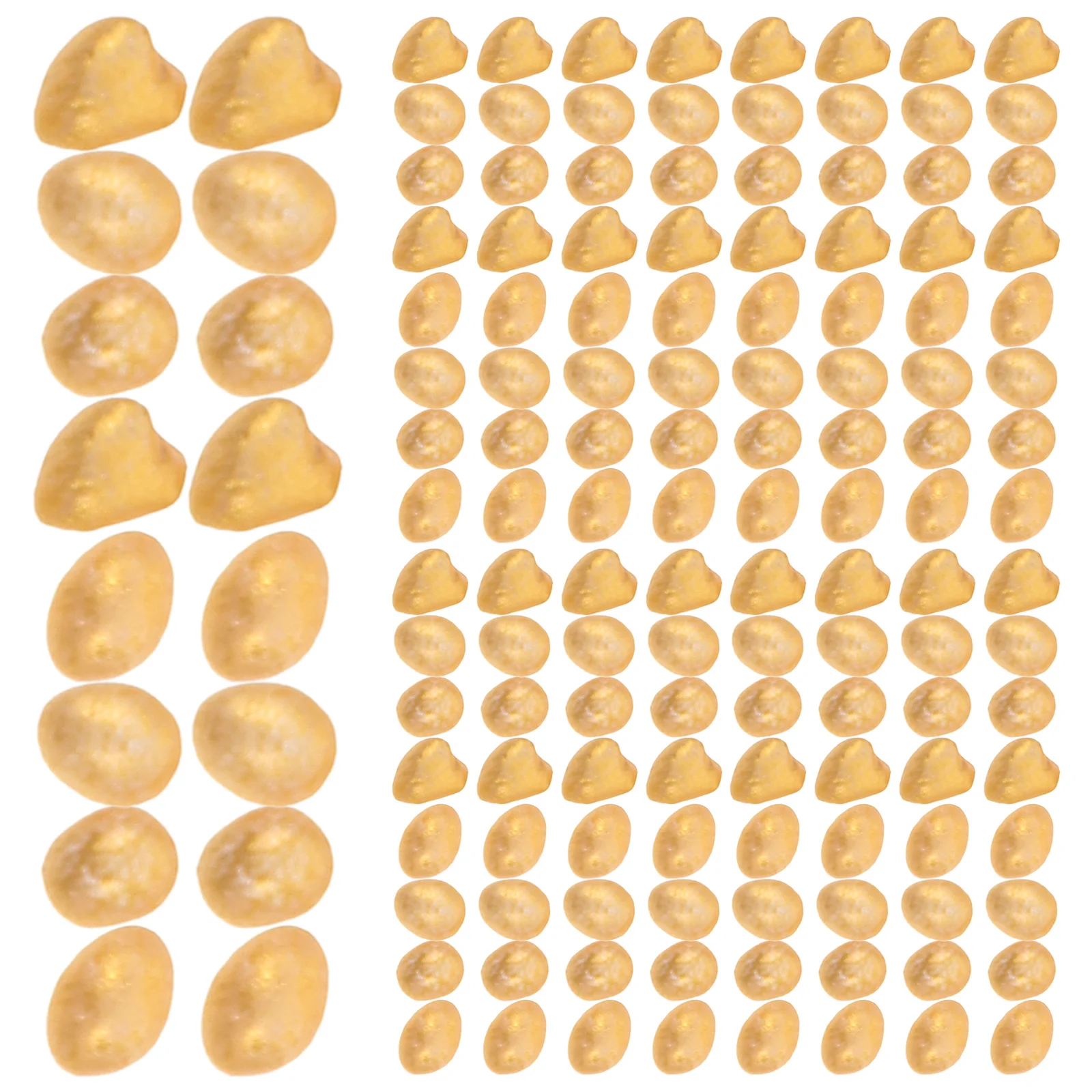 

1 Box For Feng Shui Wealth Prosperity Fortune Mini Beads Decorative Rice For Treasure Bowl Worship Supplies Small Golden Rice