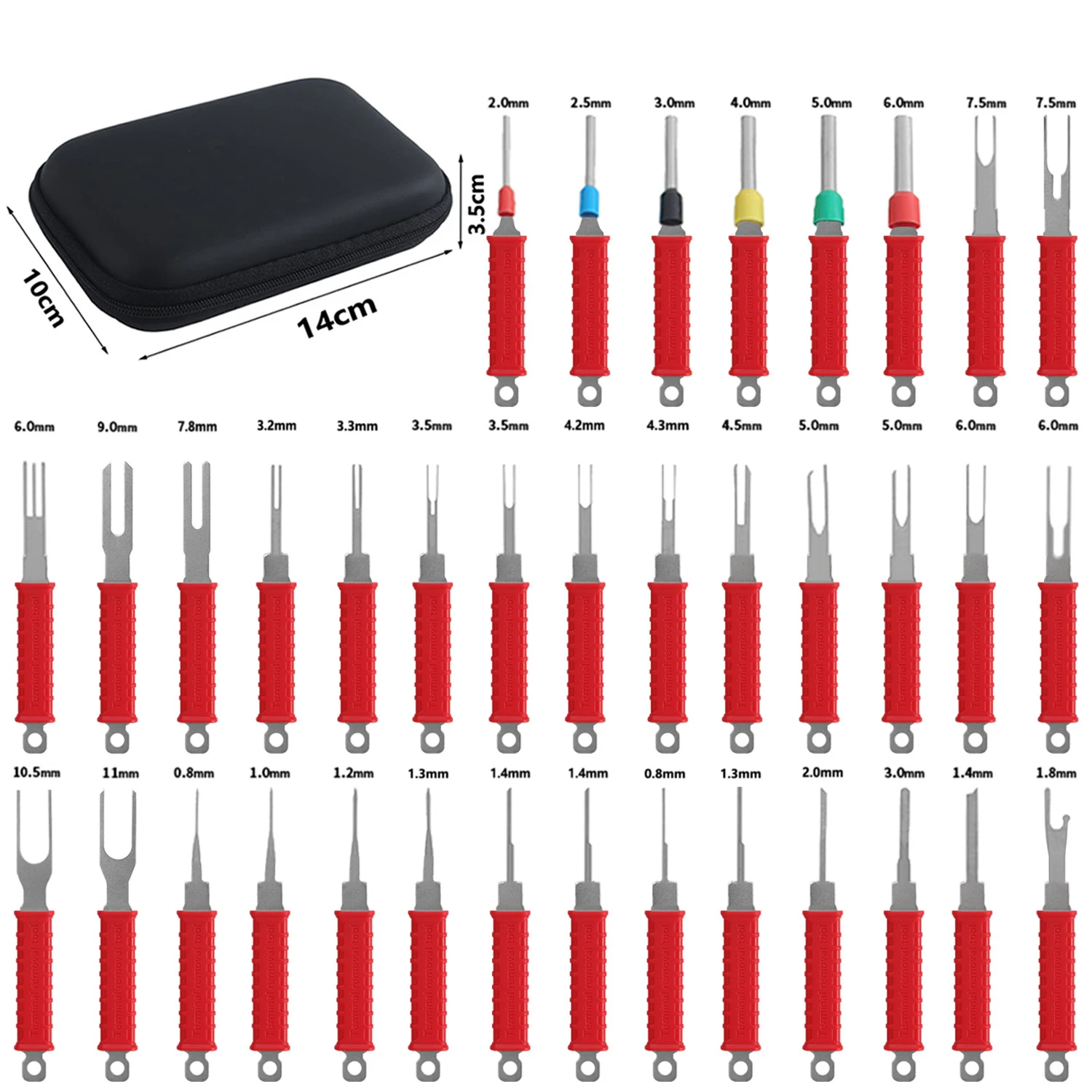 

Многофункциональный автомобильный жгут проводов, клеммный инструмент — извлечение контактов, толкание, сбор проводов и игл для разборки цепи
