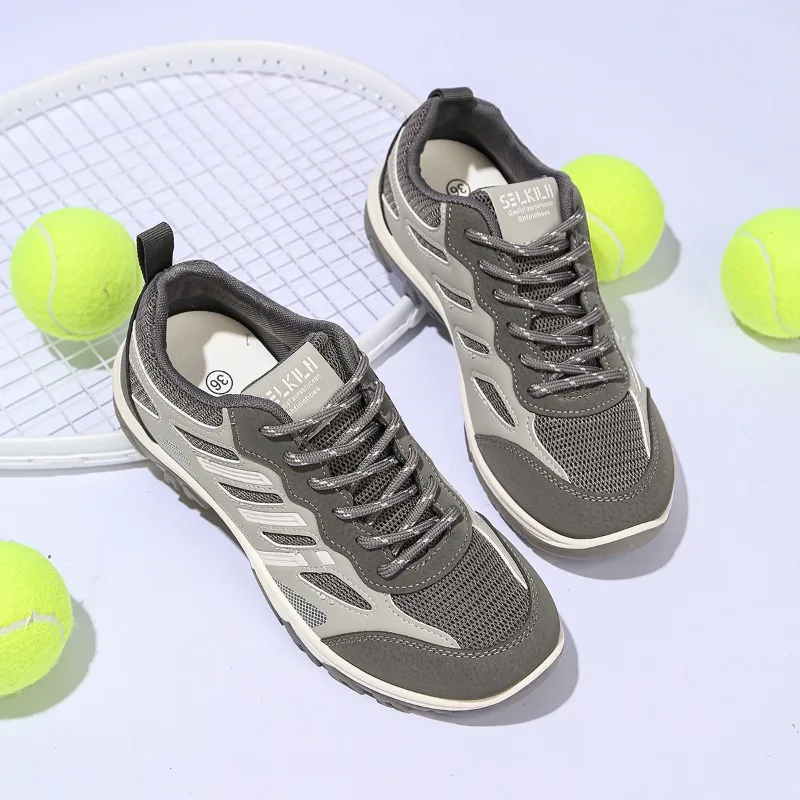 

Women's 2026 New Breathable Mesh Sports Shoes, Autumn Lace-up Thick-soled Vulcanized Shoes, Comfortable Thick-soled Flat Shoes
