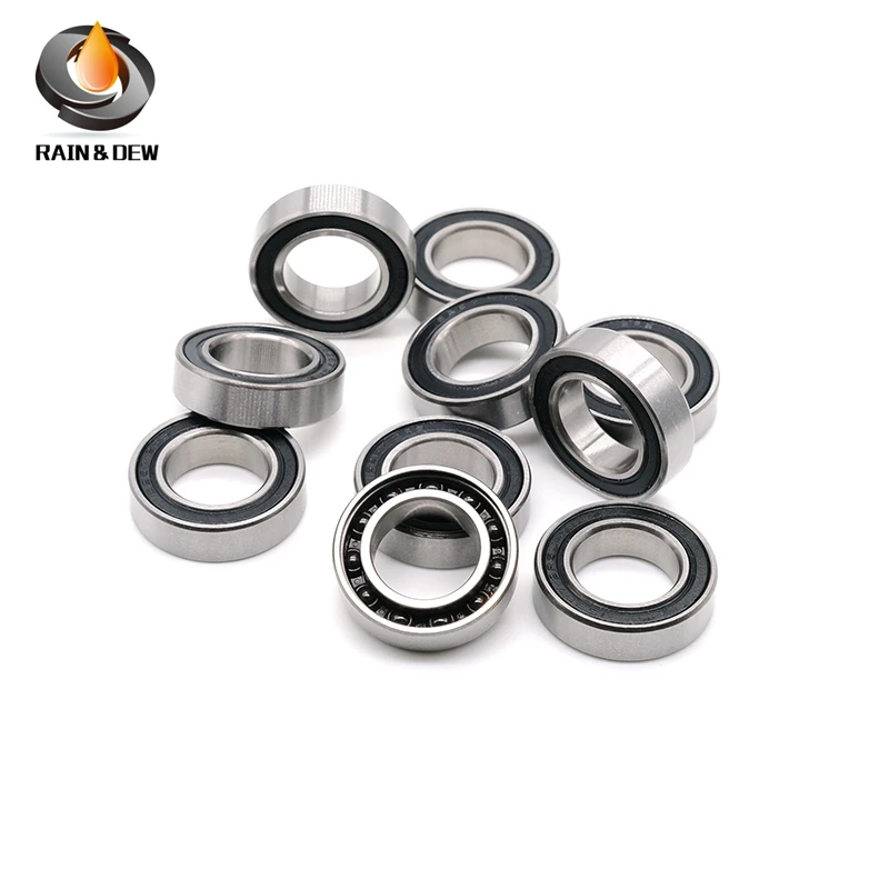 2Pcs 16100 2RS CB Ceramic Ball Bearings 6000 2RS Hybrid Ceramic Bearing ABEC-7 Bicycle Bottom Parts 10x28x8 mm view 2