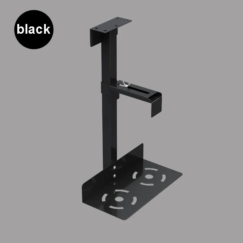 Soporte Universal para caja de PC, ajustable debajo del escritorio, soporte lateral de pared para CPU, elevador de ordenador, colgador de mainframe, soporte de caja Host