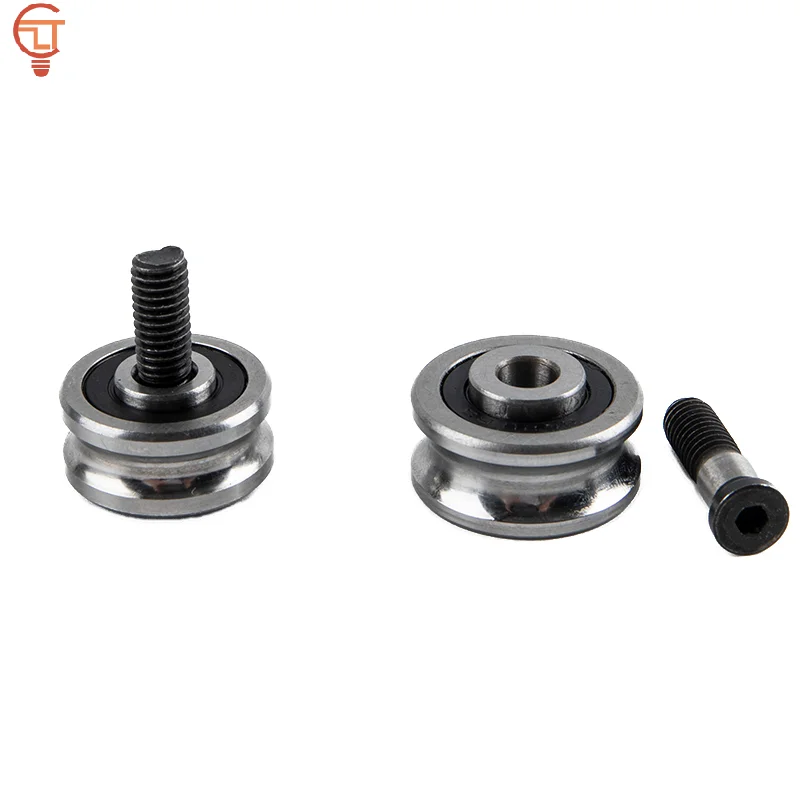 SG15+M5 SG20+M6 SG25+M8 Screw Steel Pulley Ball Bearings Track Guide Roller
