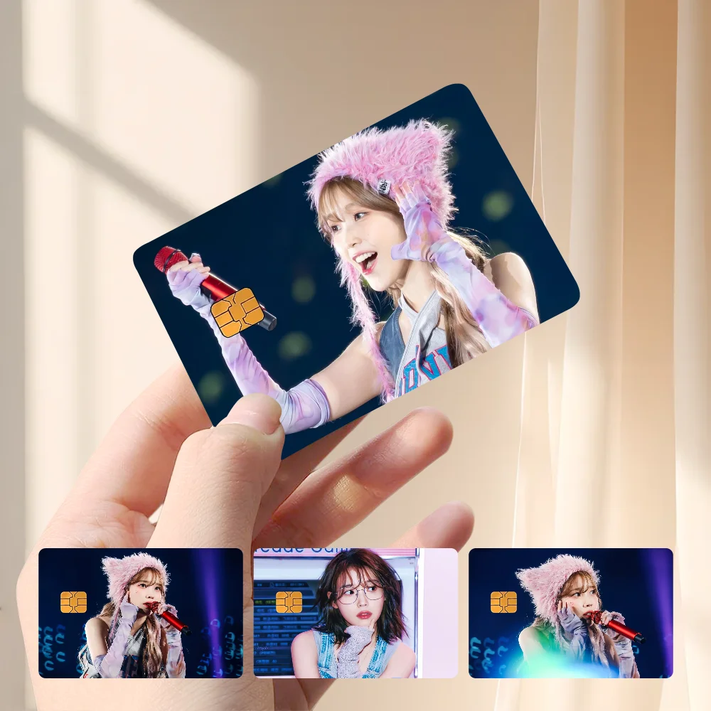 Female Star IU Card Stickers Credit Card Protector Stickers Resist Scratches And Abrasions
