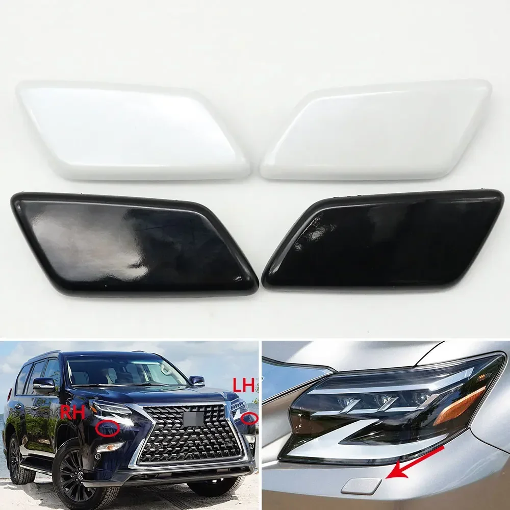 

Car Left or Right Front Bumper Headlight Washer Headlamp Water Spray Nozzle Cover Cap Lid For Lexus GX460 2020-2023