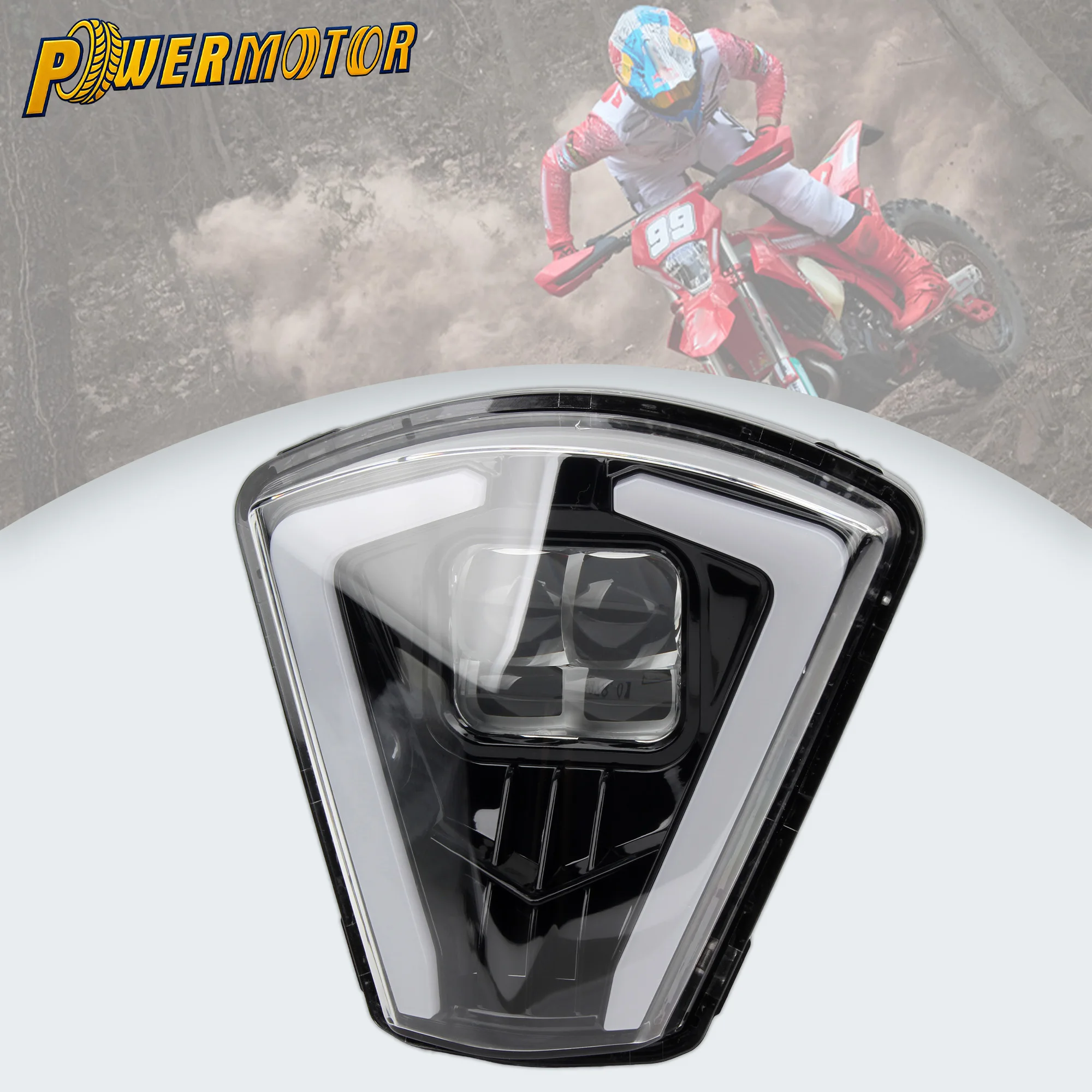 

LED Headlight Motorcycle Parts For GASGAS EX EC 300 350F 400F 450F 500F SM700 2024 2025 Motocross Dirt Bike Headlamp Core Enduro