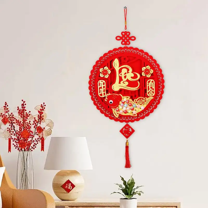 

Vietnamese Lunar New Year Decoration Red Fu Characters Lucky Pendant Spring Festival Decoration Chinese New Year Ornaments For