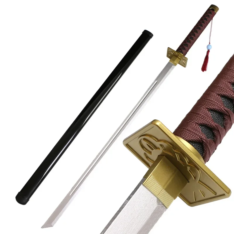 Najnowszy Cosplay rude włosy Shanks Katana bambus montowany miecz Role Playing Gol · D · Roger Anime 104cm Model broni