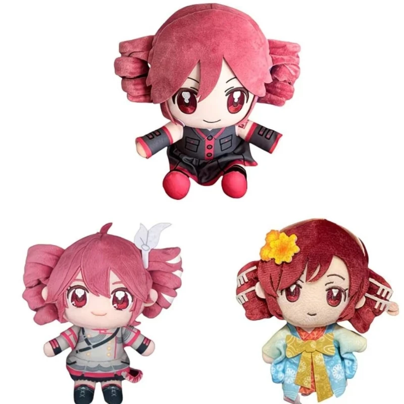 

20cm Anime Cartoon Virtual Singer Kasa Ne Teto Plush Doll Toy Girl Kawaii Sofa Pillow Version Room Decoration Desk Kid Toys