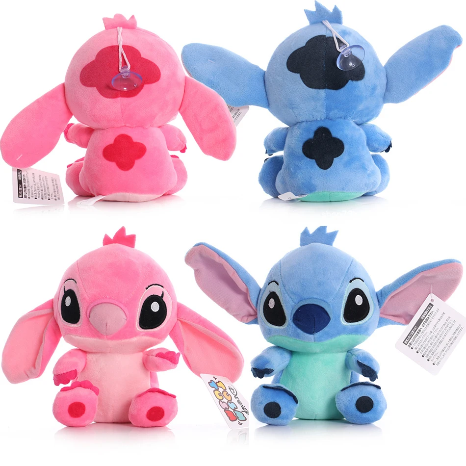 18cm Movie Cartoon Blue Pink Stitch Plush Toy Doll Anime Toy Lilo and Stitch Plush Stuffed Toys Children's Christmas Gift