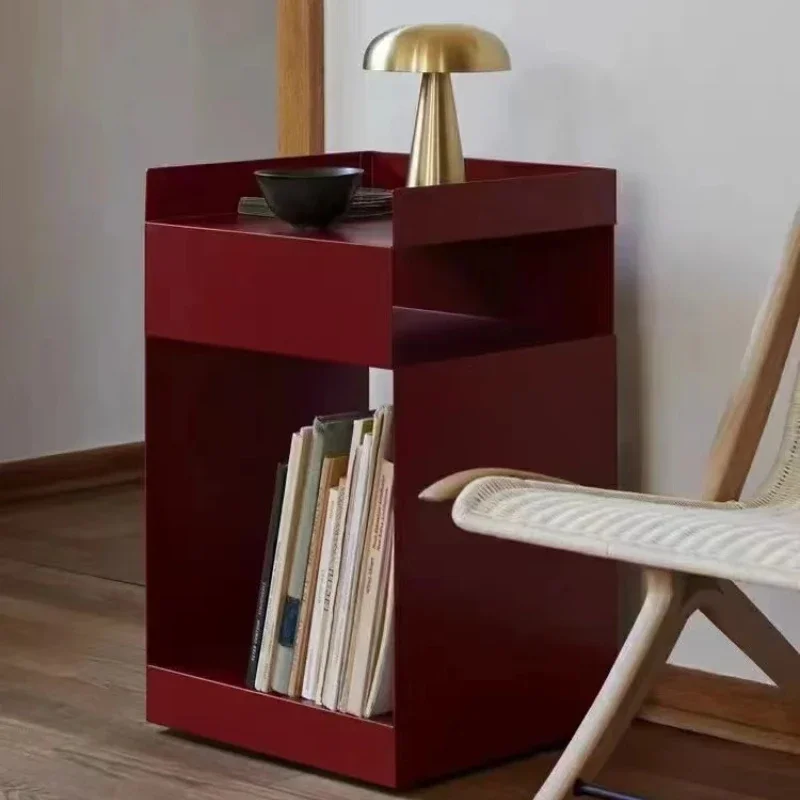 

Portable Modern Metal Nightstand Nordic French Italiya Design Bedroom Bedsides Table Unique Small Cabeceros Home Furniture