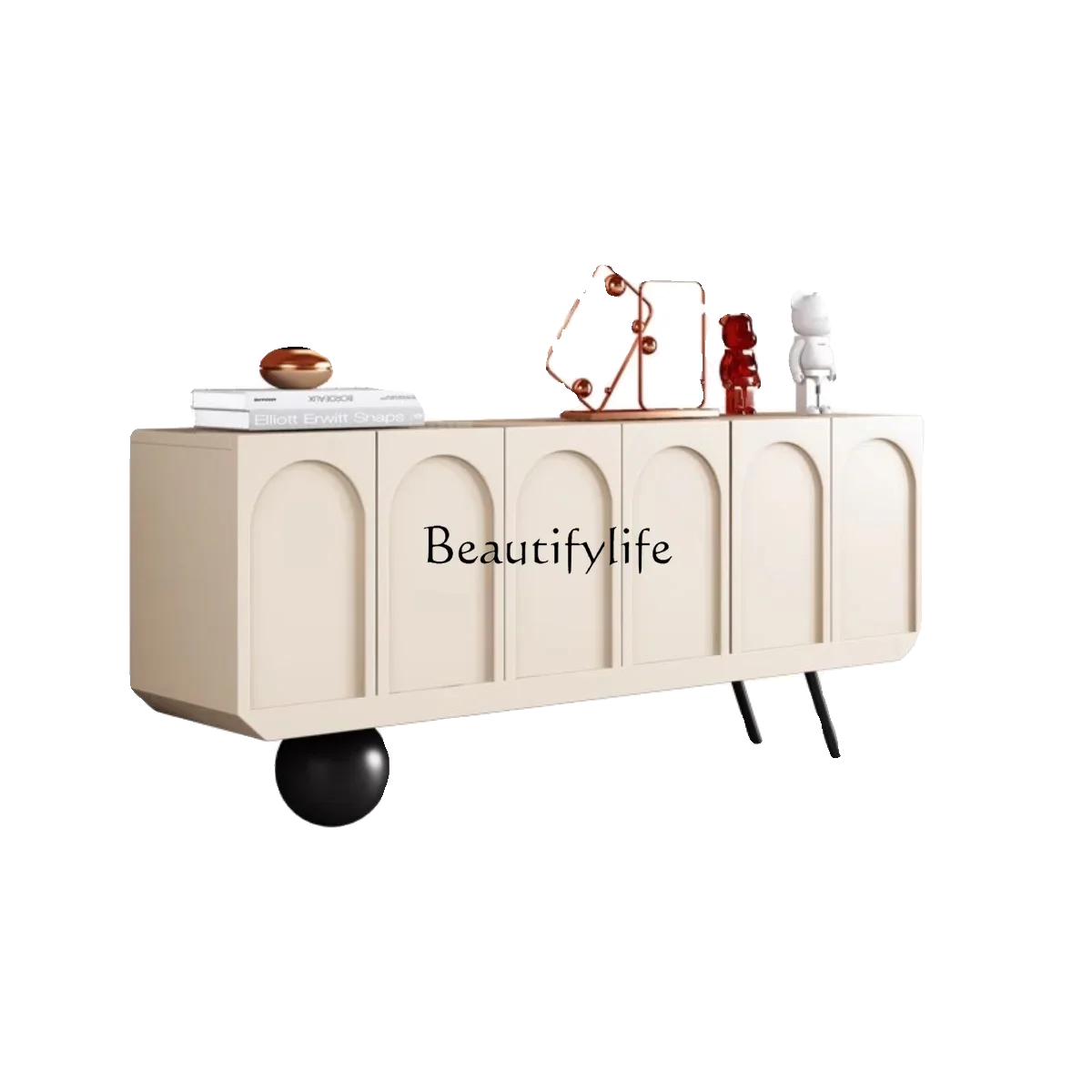 

*Modern Minimalist Storage Cabinet Cream Style Living Room Home TV Cabinet