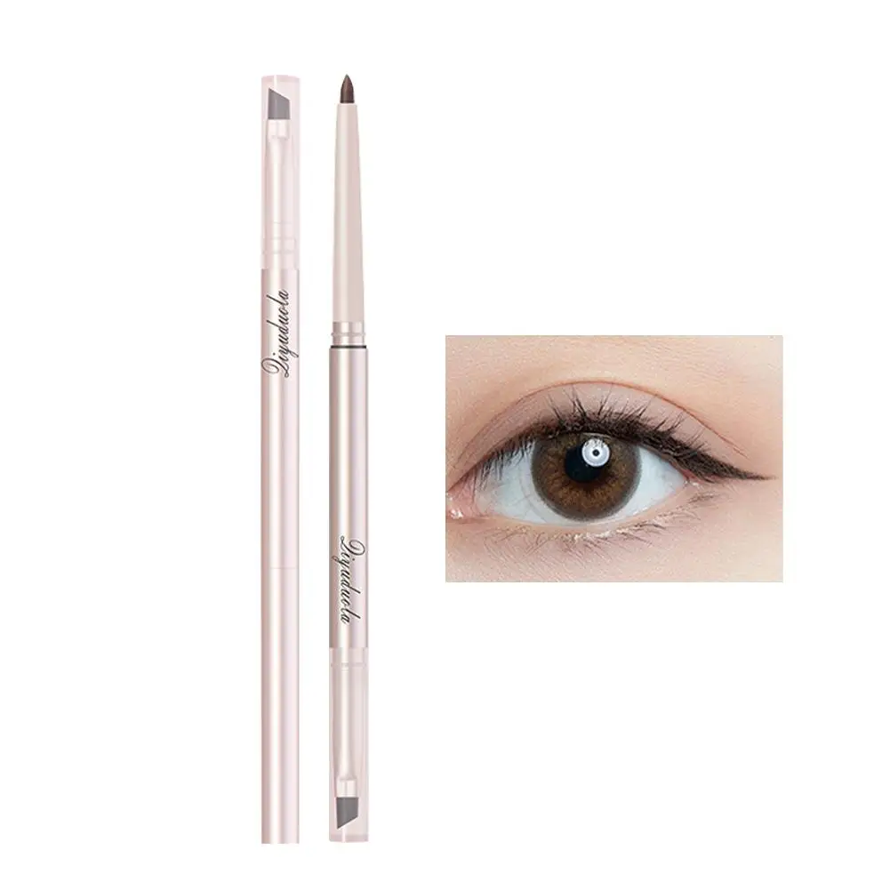 Double-Headed Eyeliner Gel Pen Waterproof Lasting Ultra-fine Big Lying Natural Silkworm Pencil Lower Makeup Cosmetics Eyeli V8R1