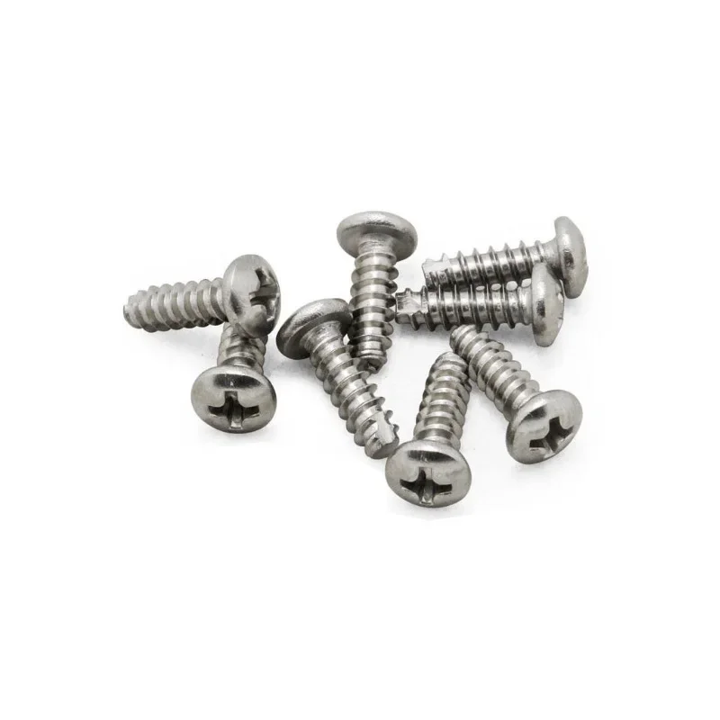 304 stainless steel pan head round head cross slot flat tail cutting self-tapping screws M2M2.3M2.6M3M3.5M4M5*5 6 8 10 12 14  20