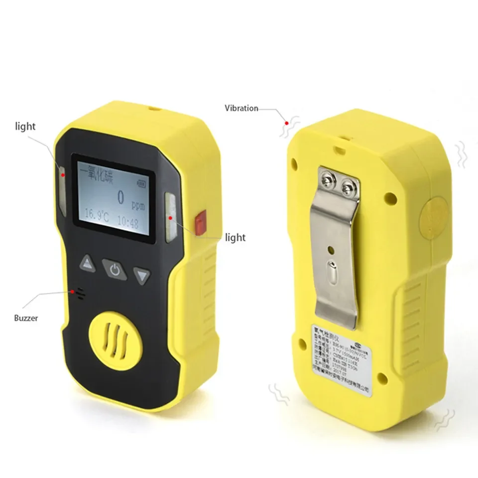 Portable Digital Ammonia NH3 Gas Leak Detector NH3 Alarm Gas Monitor 0-100PPM Resolution 0.1/1ppm L-alarm 20ppm H-alarm  50ppm