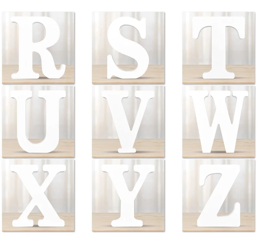 6 Inch Wooden Wall Letters 3