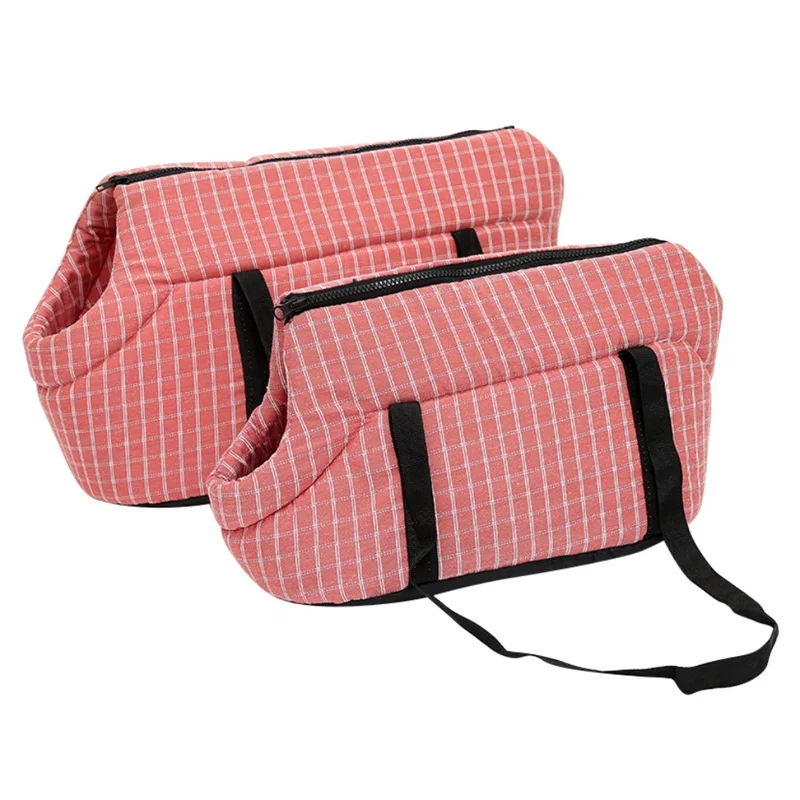 Pet Carriers Portable Breathable Bag Small Pets Cat Dog Carrier Bags Outdoor Travel Pets Handbag With Locking Safety Zipper Bag